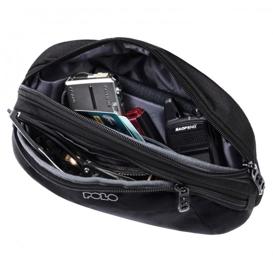 POLO ΤΣΑΝΤΑΚΙ ΜΕΣΗΣ WAIST BAG RAIDER 908016-2000 BLACK