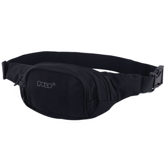 POLO WAIST BAG SIMPLE ΤΣΑΝΤΑΚΙ ΜΕΣΗΣ 908098-2000 ΜΑΥΡΟ
