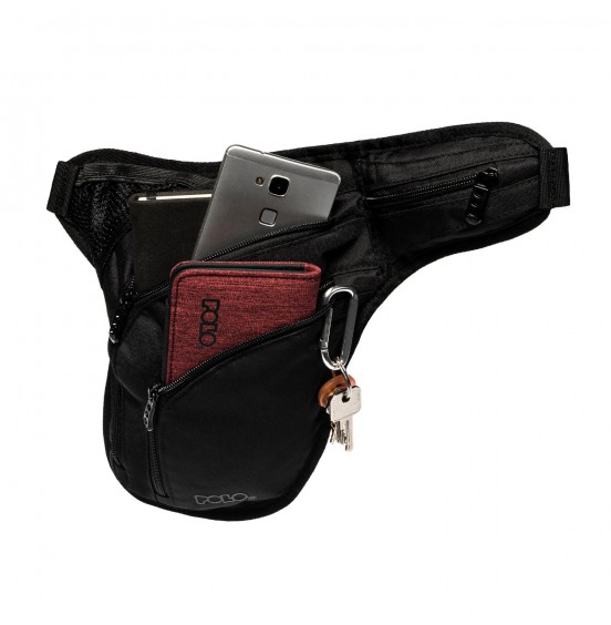 POLO WAIST BAG PITT ΤΣΑΝΤΑΚΙ ΜΕΣΗΣ/ΜΗΡΟΥ 908102-2000 BLACK