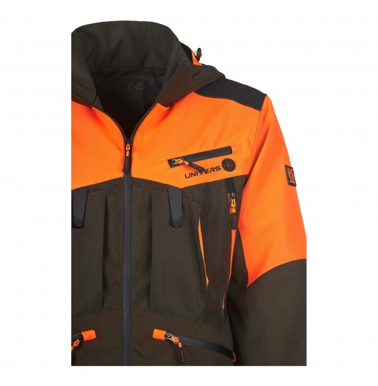 UNIVERS ΚΥΝΗΓΕΤΙΚΟ JACKET IBEX 91256-392 VERDE ARANCIO