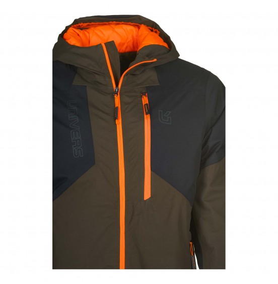 UNIVERS JACKET PADDED CADORE U-TEX 91273-392 VERDE ARANCIO