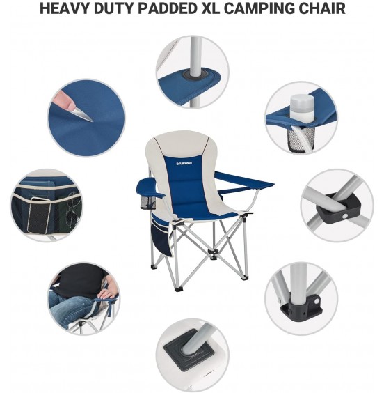 FUNDANGO COMFORT LUMBAR ΚΑΡΕΚΛΑ  9C1028 GREY/BLUE