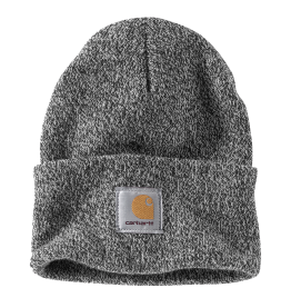 CARHARTT ΣΚΟΥΦΟΣ KNIT CUFFED BEANIE A18-019 BLACK WHITE