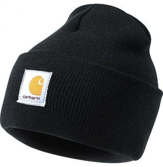 CARHARTT ΣΚΟΥΦΟΣ KNIT CUFFED BEANIE A18-BLK BLACK