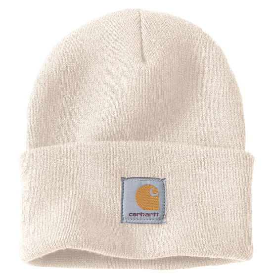 CARHARTT ΣΚΟΥΦΟΣ KNIT CUFFED BEANIE A18-WWH WHITE