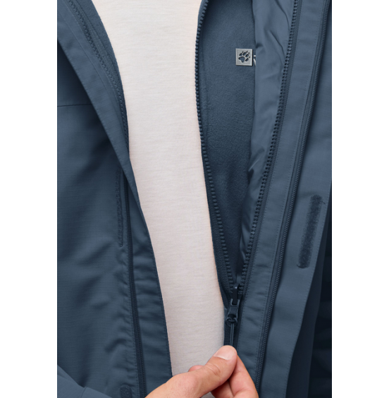 JACK WOLFSKIN ΑΝΔΡΙΚΟ ΜΠΟΥΦΑΝ 3in1 ALTENBERG JKT A61864-C0412 MIDNIGHT SKY