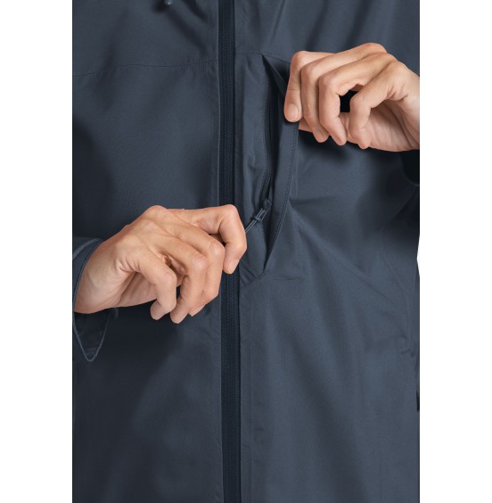 JACK WOLFSKIN ΓΥΝΑΙΚΕΙΑ ΜΕΜΒΡΑΝΗ TEMPEST 2L. JACKET A63901-C0412-A10 MIDNIGHT SKY