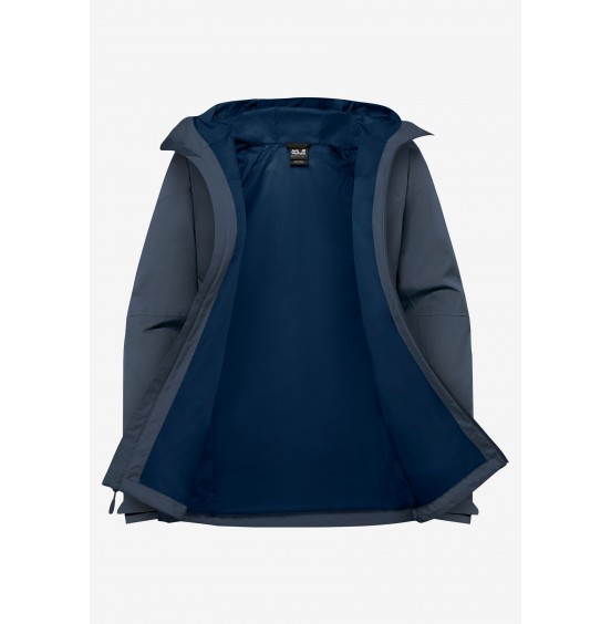 JACK WOLFSKIN ΓΥΝΑΙΚΕΙΑ ΜΕΜΒΡΑΝΗ TEMPEST 2L. JACKET A63901-C0412-A10 MIDNIGHT SKY
