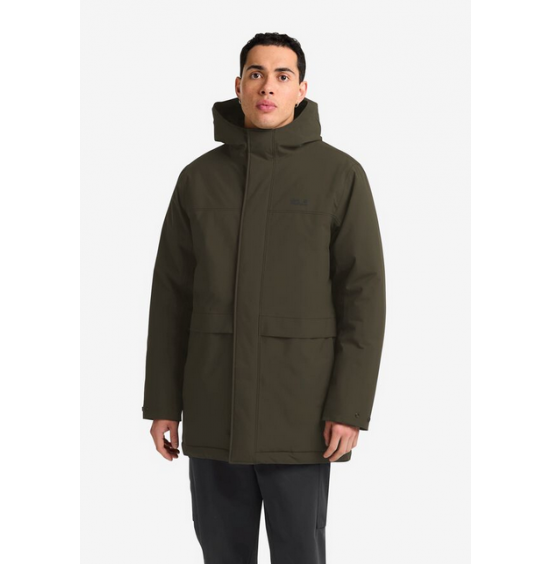 JACK WOLFSKIN  ΑΝΔΡΙΚΟ ΜΠΟΥΦΑΝ COLD CAMP COAT A65022-E0205 OBSIDIAN MOSS