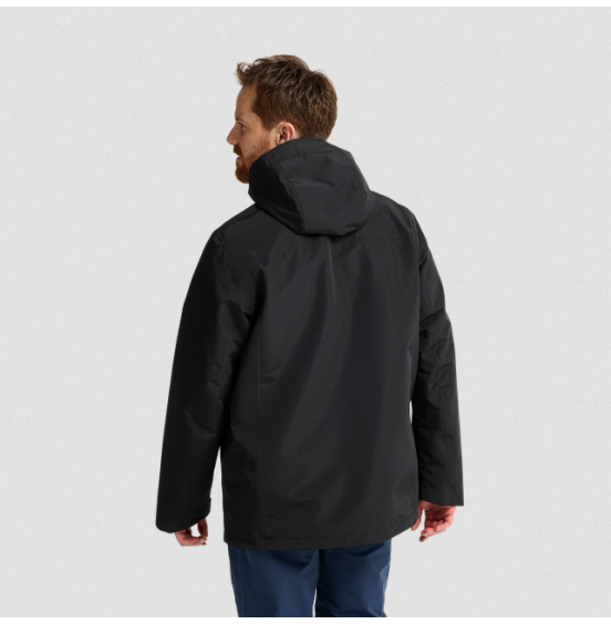 JACK WOLFSKIN ΑΝΔΡΙΚΟ ΜΠΟΥΦΑΝ 3in1 PINETRAIL JACKET A66288-6000 BLACK