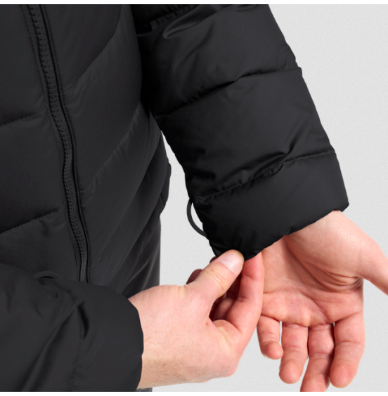 JACK WOLFSKIN  ΑΝΔΡΙΚΟ ΠΟΥΠΟΥΛΕΝΙΟ ΜΠΟΥΦΑΝ WILD PASS DOWN JACKET A66299-6000 BLACK