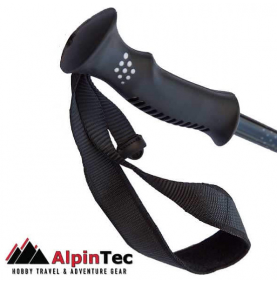 ALPINTEC ΜΠΑΤΟΝ ΠΕΖΟΠΟΡΙΑΣ BLACK A6BL