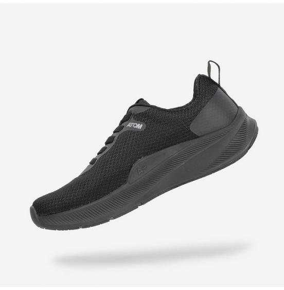 ATOM ΓΥΝΑΙΚΕΙΑ ΠΑΠΟΥΤΣΙΑ SLIP-ON AT129-502147 BLACK