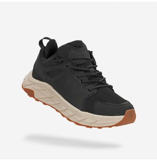 ATOM ΑΝΔΡΙΚΑ ΔΕΡΜΑΤΙΝΑ ΠΑΠΟΥΤΣΙΑ AT168 URBAN PRO BLACK