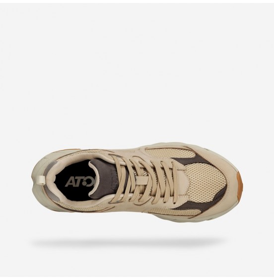 ATOM ΑΝΔΡΙΚΑ ΔΕΡΜΑΤΙΝΑ ΠΑΠΟΥΤΣΙΑ AT181-505026 NOBUCK LIGHT