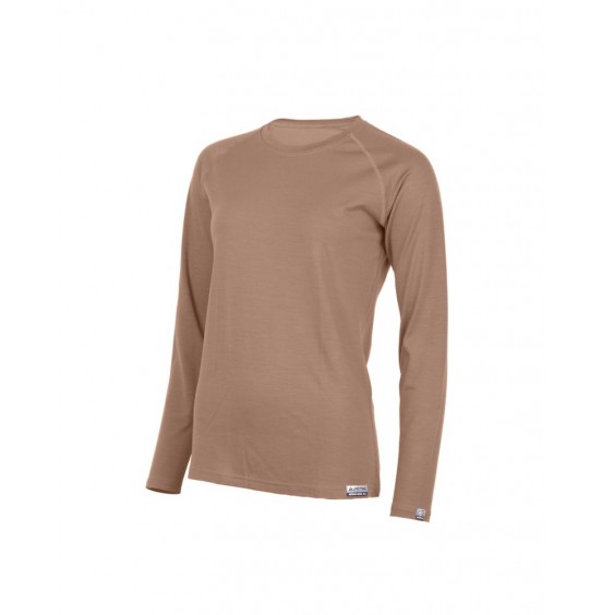 LASTING ATILA-7474 ΓΥΝΑΙΚΕΙA MERINO ΜΠΛΟΥΖΑ LIGHT BROWN