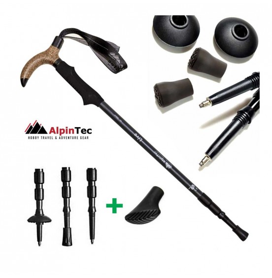 ALPINTEC ΜΠΑΤΟΝ LIVE B6 1τεμάχιο BATON BLACK