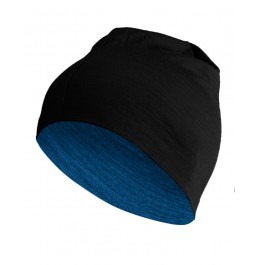 LASTING BONY-90515 MERINO BEANIE BLACK BLUE
