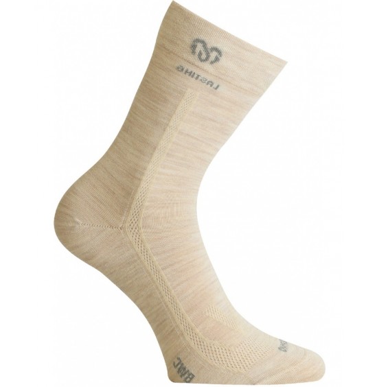 LASTING BWC-700 MERINO BAMBOO SOCKS BEIGE