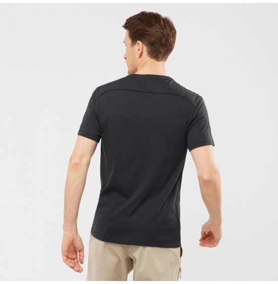 SALOMON PO ESSENTIAL SOLID TEE BLACK (C1716400)