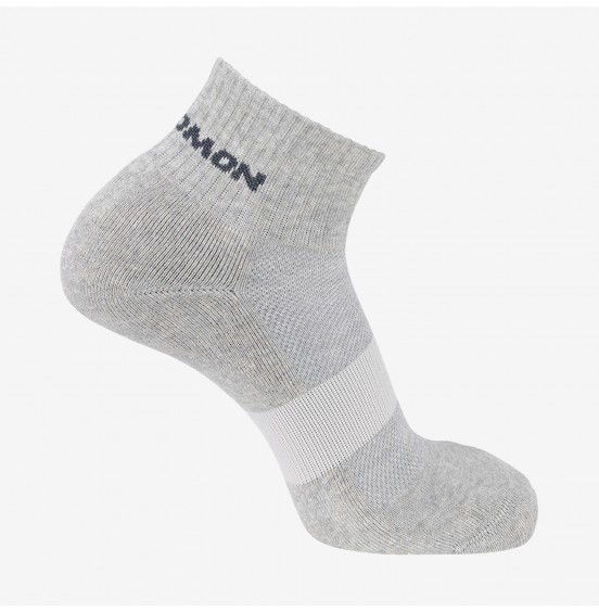 SALOMON ΚΑΛΤΣΕΣ OUTDOOR EVASION ANKLE 2-PACK C198340 LIGHT GREY HEATHER 