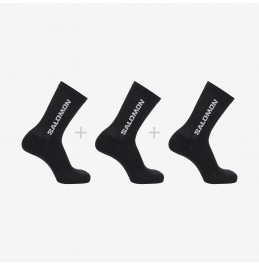 SALOMON ΚΑΛΤΣΕΣ ACTIVE WEAR EVERYDAY CREW 3-PACK C20861 BLACK