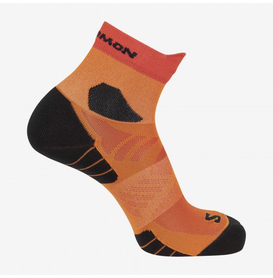 SALOMON ΚΑΛΤΣΕΣ RUN AERO ANKLE C26247 RED ORANGE