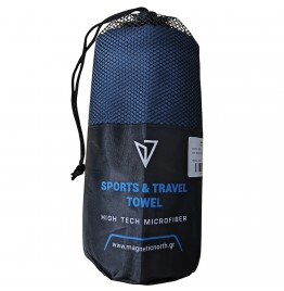 MAGNETIC NORTH ΠΕΤΣΕΤΑ MICROFIBER TOWEL 160cm X 90cm C54002-blue NAVY BLUE