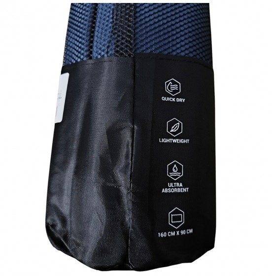 MAGNETIC NORTH ΠΕΤΣΕΤΑ MICROFIBER TOWEL 160cm X 90cm C54002-blue NAVY BLUE