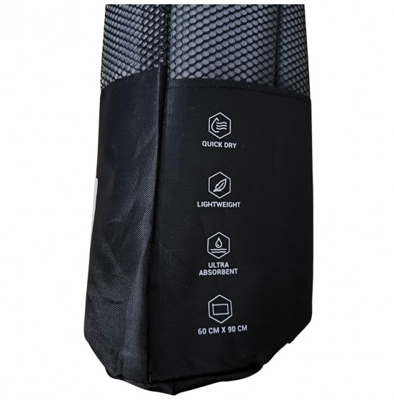 MAGNETIC NORTH ΠΕΤΣΕΤΑ MICROFIBER TOWEL 160cm X 90cm C54002-grey PENCIL GREY