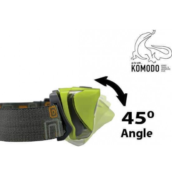 ALPINTEC ΦΑΚΟΣ ΚΕΦΑΛΗΣ CAMPER 200lumens ΑΔΙΑΒΡΟΧΟΣ CA-3178 BLACK RED