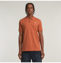G-STAR ΑΝΔΡΙΚΟ POLO DUNDA OVERDYED SLIM POLO D11595-D756-H034 ETRUSCAN RED
