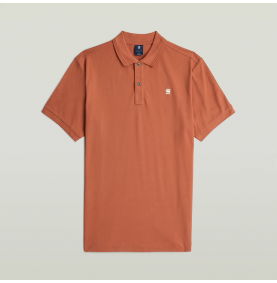 G-STAR ΑΝΔΡΙΚΟ POLO DUNDA OVERDYED SLIM POLO D11595-D756-H034 ETRUSCAN RED