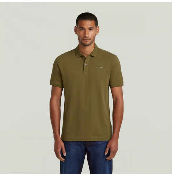 G-STAR ΑΝΔΡΙΚΟ POLO OLUV SLIM POLO D25479-E279-C793 DARK OLIVE