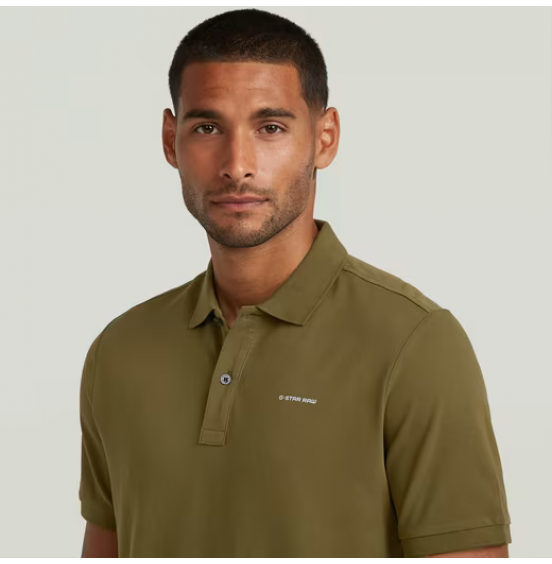 G-STAR ΑΝΔΡΙΚΟ POLO OLUV SLIM POLO D25479-E279-C793 DARK OLIVE