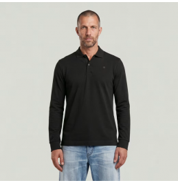 G-STAR ΑΝΔΡΙΚΟ POLO DUNDA SLIM LONGSLEEVE POLO D27683-5864-6484 BLACK