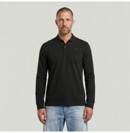 G-STAR ΑΝΔΡΙΚΟ POLO DUNDA SLIM LONGSLEEVE POLO D27683-5864-6484 BLACK