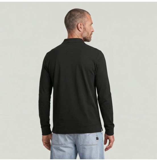 G-STAR ΑΝΔΡΙΚΟ POLO DUNDA SLIM LONGSLEEVE POLO D27683-5864-6484 BLACK