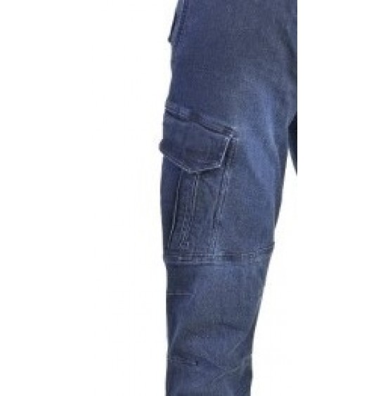 DEFCON 5 PANTHER LONG JEANS D5-3510 ΑΝΔΡΙΚΟ ΕΛΑΣΤΙΚΟ ΤΖΙΝ BLUE