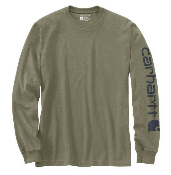CARHARTT ΑΝΔΡΙΚΗ ΜΠΛΟΥΖΑ DEARBORN RELAXED LS SLEEVE LOGO EK231-DOV DUSTY OLIVE