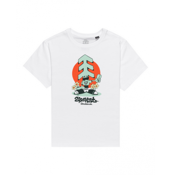 ELEMENT ΠΑΙΔΙΚΟ T-SHIRT WHATS UP ELBZT00233-WBB0 WHITE
