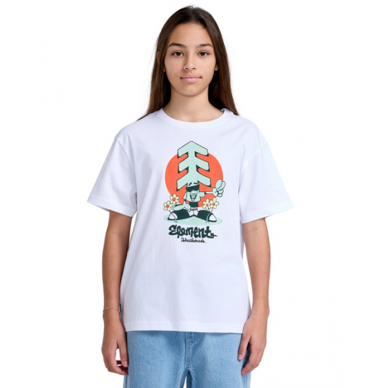 ELEMENT ΠΑΙΔΙΚΟ T-SHIRT WHATS UP ELBZT00233-WBB0 WHITE