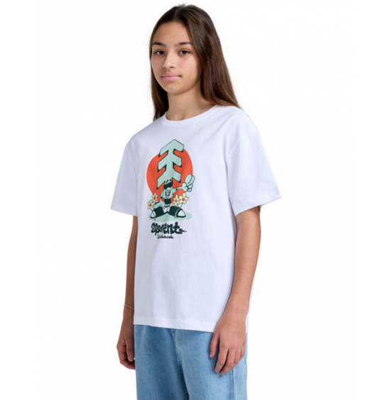 ELEMENT ΠΑΙΔΙΚΟ T-SHIRT WHATS UP ELBZT00233-WBB0 WHITE