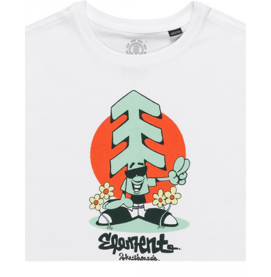 ELEMENT ΠΑΙΔΙΚΟ T-SHIRT WHATS UP ELBZT00233-WBB0 WHITE