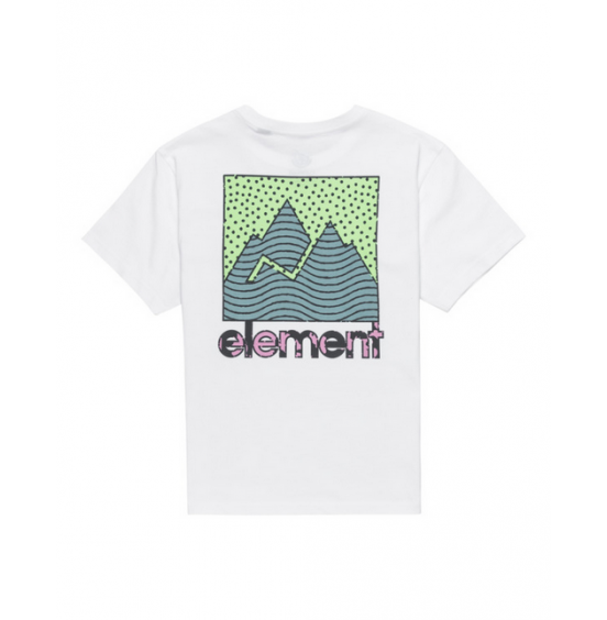 ELEMENT ΠΑΙΔΙΚΟ T-SHIRT JOINT TEXTURE ELBZT00239-WBB0 WHITE