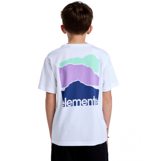 ELEMENT ΠΑΙΔΙΚΟ T-SHIRT 3 HORIZONS ELBZT00240-WBB0 WHITE