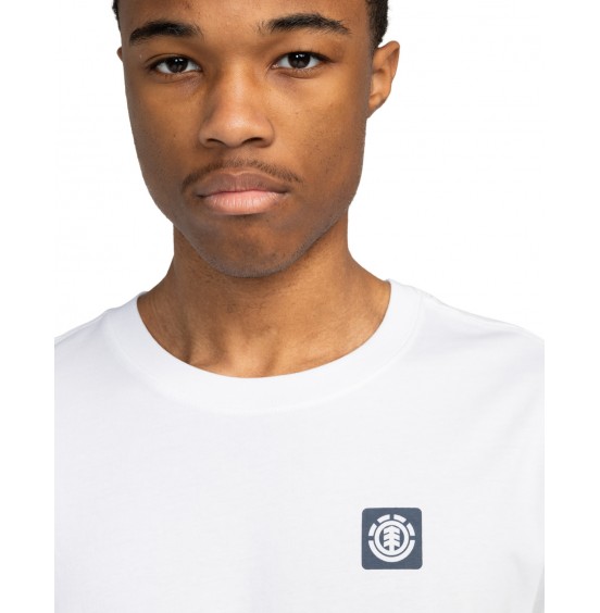 ELEMENT JOINT TEXTURE ELYZT00496-WBB0 ΑΝΔΡΙΚΟ T-SHIRT WHITE