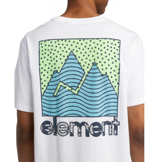 ELEMENT JOINT TEXTURE ELYZT00496-WBB0 ΑΝΔΡΙΚΟ T-SHIRT WHITE