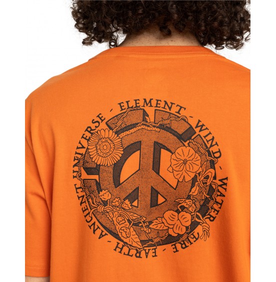 ELEMENT ANCIENT UNIVERSE ELYZT00498-NKT0 ΑΝΔΡΙΚΟ T-SHIRT CORAL GOLD
