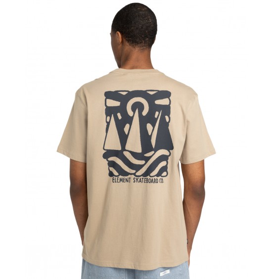 ELEMENT DAY & NIGHT ELYZT00502-TKH0 ΑΝΔΡΙΚΟ T-SHIRT ALUMINUM